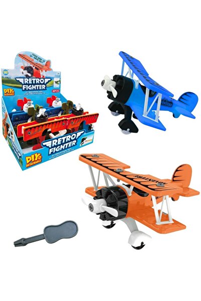 Trifox Set constructie avion multicolor 19x19cm