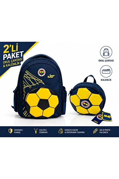 Zümrüt Kırtasiye Fener Garden Licensed 3D Faux Leather Detailed School Bag 26...