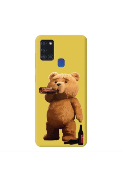 Other Samsung A21S Beer Time Yellow Colored Silicone TPU Θήκη