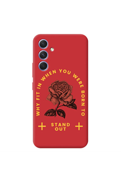 Other Samsung A54 Stand out Red Colored Silicone TPU Θήκη