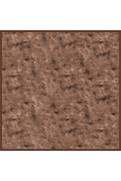 Levidor Earth Tone Vintage Pattern Twill Silk Scarf