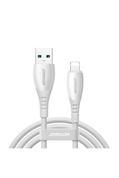 Joyroom S-A59 Καλώδιο φόρτισης και δεδομένων USB-A σε Lightning 1.2μ Λευκό 3Α