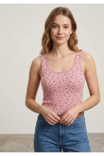 BİLGENS BUTİK Women's Thick Strap Cotton Undershirt