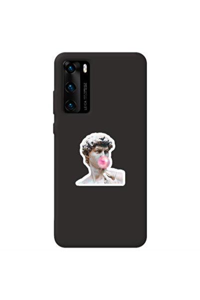 Other Huawei P40 Bubble Black Colored Silicone TPU Θήκη