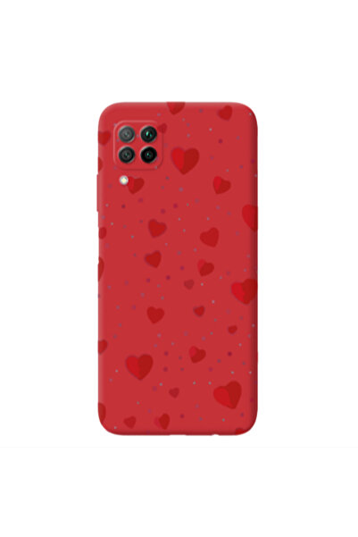 Other Huawei P40 Lite Dot hearts Red Colored Silicone TPU Θήκη