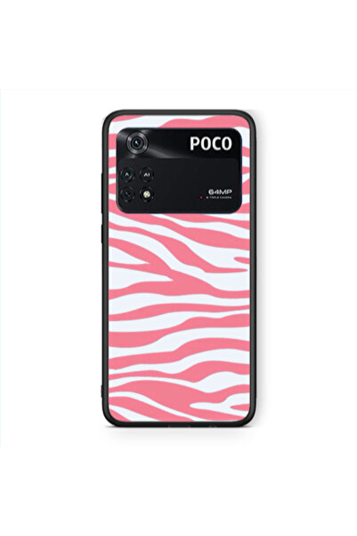 Other Xiaomi Poco M4 Pro 4G Pink Zebra Black Glossy Θήκη
