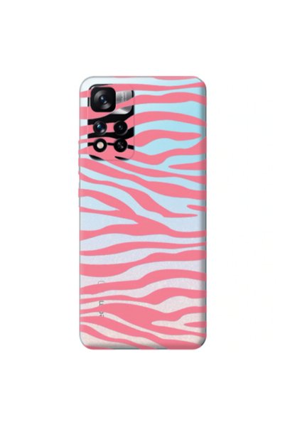 Other Xiaomi Redmi Note 11 Pro 5G Pink Zebra Transparent Silicone TPU Θήκη