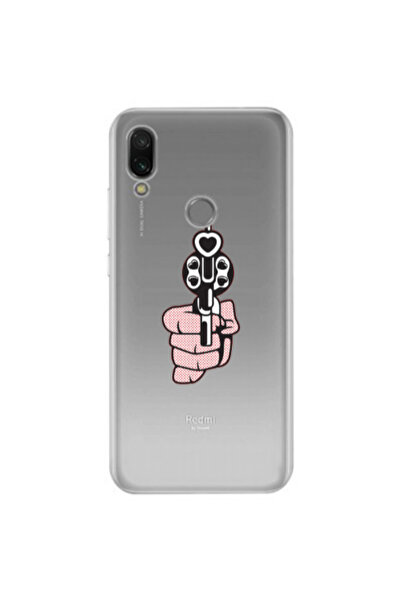 Other Xiaomi Redmi Note 7 Heart gun Transparent Silicone TPU Θήκη
