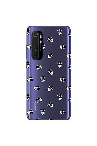 Other Xiaomi Mi Note 10 Lite Small Pandas Transparent Silicone TPU Θήκη
