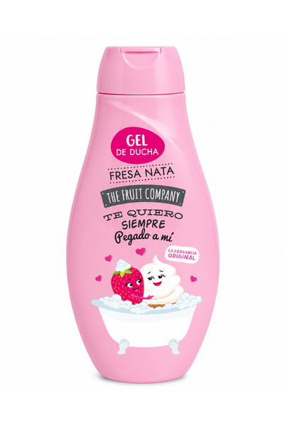 THE FRUIT COMPANY Gel de duș Cremă de căpșuni 600ml