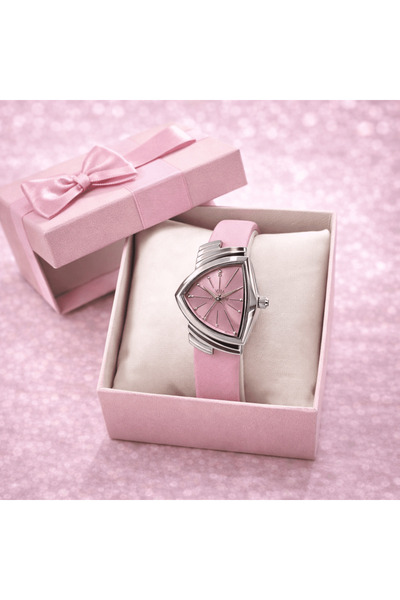 Naviforce Watch NAVIFORCE Pink Dial Women’s Watch Leather Strap Elegant Quartz