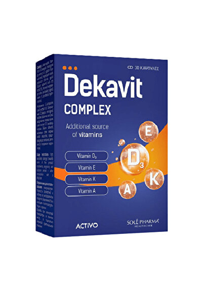 OEM Dekavit Complex | Συμπλήρωμα διατροφής με Βιταμίνες D3, Ε, Κ2 &amp; Α | 3...