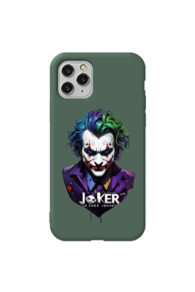 Other Apple iPhone 11 Pro Le amer Joker Dark Green Colored Silicone TPU Θήκη