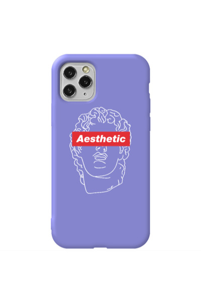 Other Apple iPhone 11 Pro Aesthetic Purple Colored Silicone TPU Θήκη