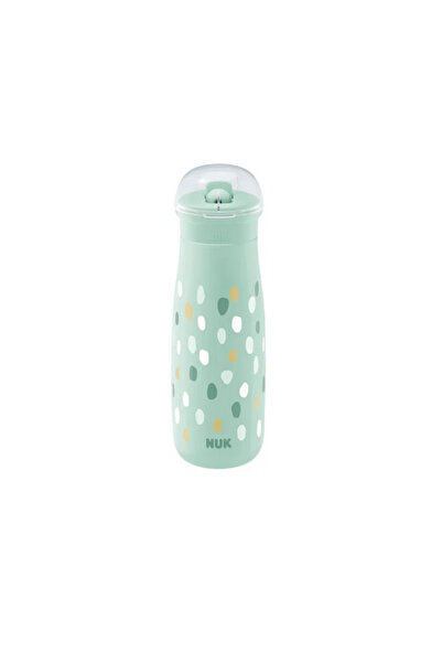 Nuk | Mini-Me Flip Παγουράκι από Ανοξείδωτο Ατσάλι με Ρύγχος 12m+ Μέντα Πουά ...