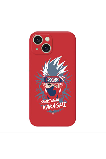 Other Apple iPhone 15 Plus Anime Mangoo Red Colored Silicone TPU Θήκη