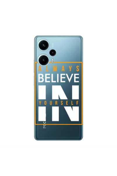 Other Xiaomi Poco F5 Always Belive Transparent Silicone TPU Θήκη