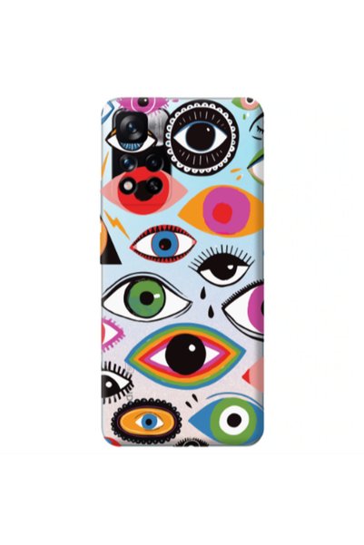 Other Xiaomi Redmi Note 11s 5G Colorful eyes Transparent Silicone TPU Θήκη
