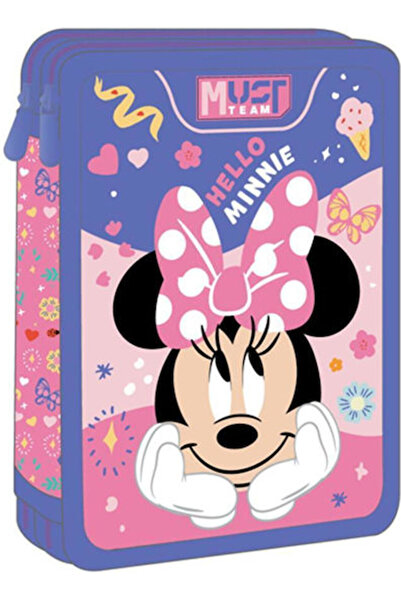 Minnie Mouse Διπλής χωρητικότητας κασετίνα 15x5x21 Μίνι Μπεστ Άιζ Φόρεβερ