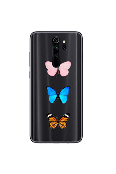 Other Xiaomi Redmi Note 8 Pro Triple Butterfly Transparent Silicone TPU Θήκη