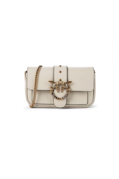 PİNKO Love Pocket Umhängetasche Leder 20 cm