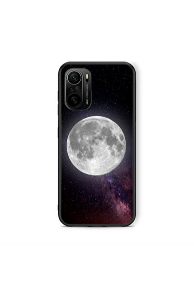 Other Xiaomi Poco F3 Moon and stars Black Glossy Θήκη