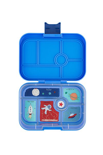 YumBox Δοχείο φαγητού Original 6 θέσεων - Μπλε Σερφ / Διάστημα Πυραύλων