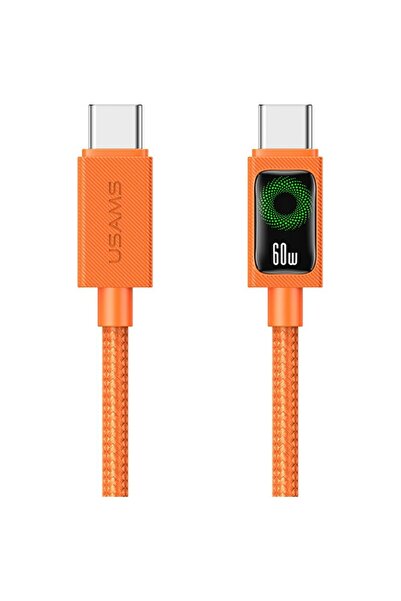 Usams Cablu USB-C la USB-C SJ773 60W 1.2m
