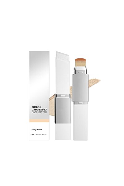 Arabest 2-in-1 Color-Changing Foundation Stick, Ivory White 13g, Lightweight ...