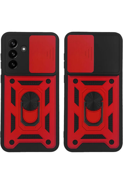 Other Θήκη Τηλεφώνου Ring Armor Campro Sonique για Samsung Galaxy A37 5g Κόκκινη