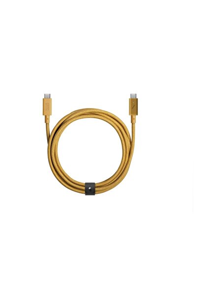 Native Union Cablu Belt Pro USB-C la USB-C 240W 2.4m Maro