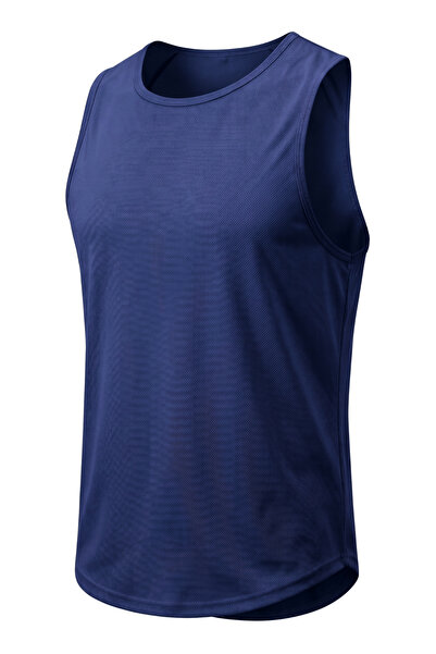 GENIUS STORE Men's Zero Sleeve Sports Athlete Sweat-Wicking Fitness Gym T-Shi...