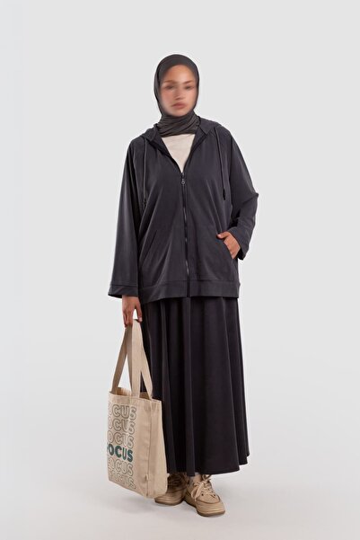 Emare طقم رياضي من التينسل مزود بسحّاب