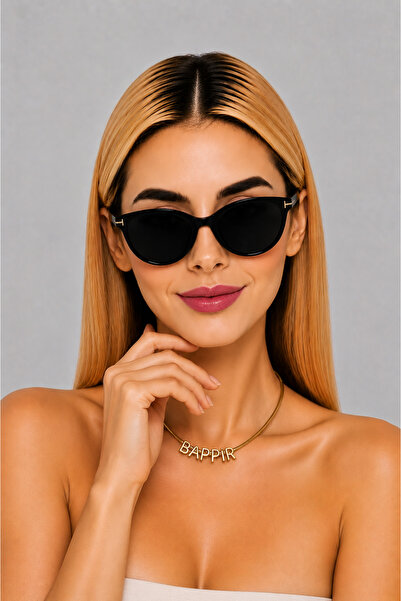 BAPPİR Cat Buckle Model New Season Light Frame Uv Protected Women's Sunglasse...