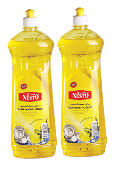 NESTO Dish Wash Liquid Lemon 2x1L