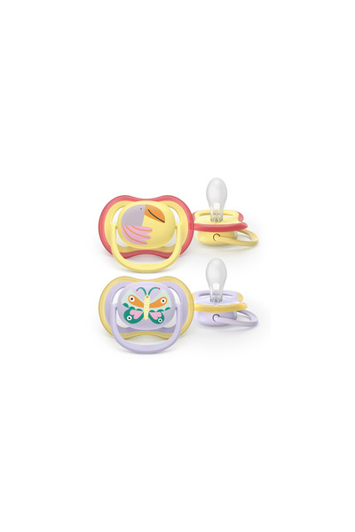 Philips Avent Avent | Ultra Air Σετ Σιλικονούχες Πιπίλες Για 0-6 Μηνών Light ...