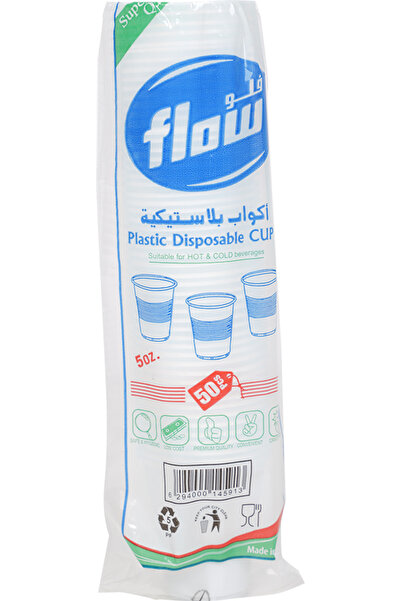 Flow Disposable Plastic Cup 5 Oz 50'S