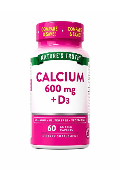 Nature Truth NATURES TRUTH CALCIUM 600MG+D3 60 CAPS