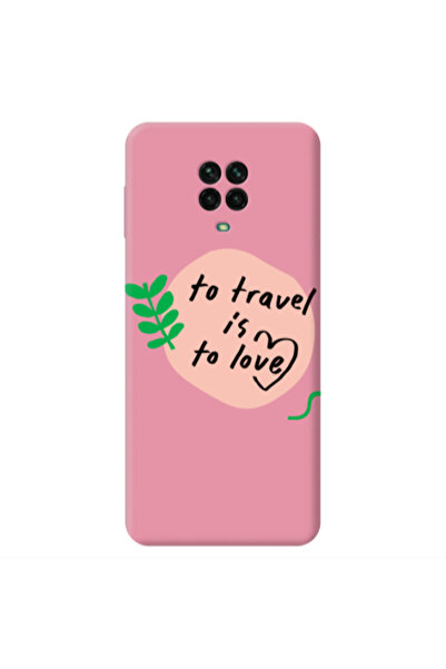 Other Xiaomi Redmi Note 9 Pro To Travel is to Love Pink Colored Silicone TPU ...