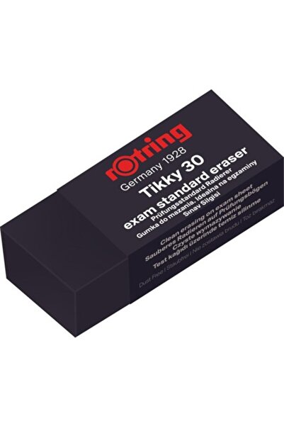 Rotring ممحاة الامتحانات تيكي 30 باللون الأسود (قطعة واحدة)
