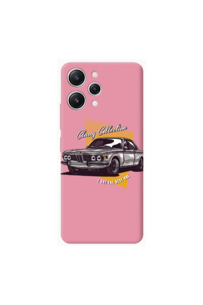 Other Xiaomi Redmi 12 Classy Collection Pink Colored Silicone TPU Θήκη