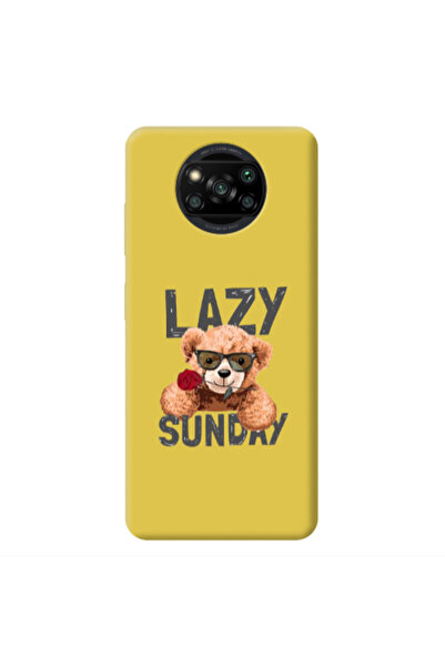 Other Xiaomi Poco X3 /X3 Pro Lazy sunday Yellow Colored Silicone TPU Θήκη