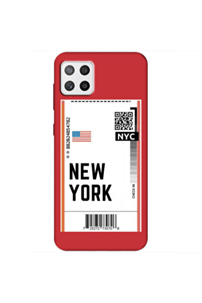 Other Samsung A22 5G New York NYC Red Colored Silicone TPU Θήκη