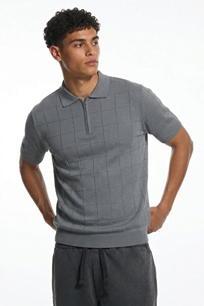 Maccali Tricotaje cu dungi pentru bărbați, cu croială confortabilă, tricou cu...