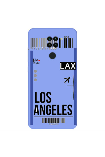 Other Xiaomi Redmi Note 9 Los angeles Light Purple Colored Silicone TPU Θήκη