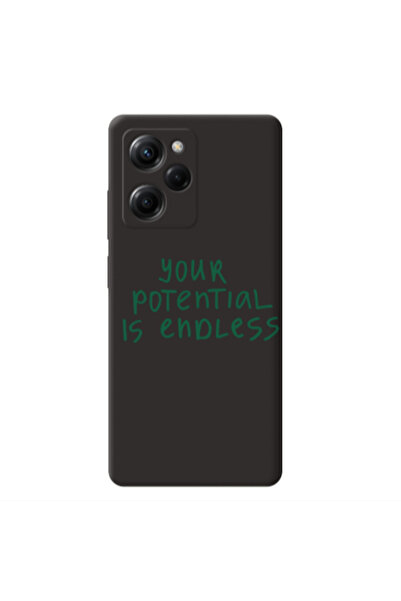 Other Xiaomi Poco X5 Pro Your potential is endless Black Colored Silicone TPU...
