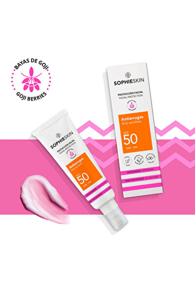 Sesderma SOPHIESKIN Cremă de protecție solară SPF50 și cu efect anti-rid, 50ml