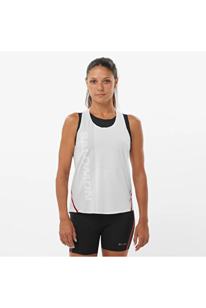 Salomon تي شيرت أبيض للسيدات من S/Lab Speed Singlet