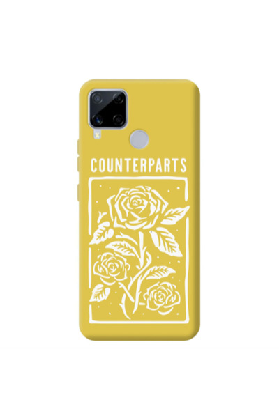 Other Realme C25 Counterparts Yellow Colored Silicone TPU Θήκη