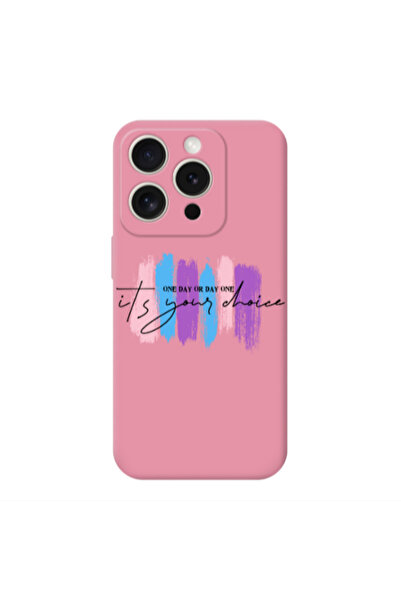 Other Apple Iphone 16 Pro One Day Or Day One Pink Colored Silicone TPU Θήκη